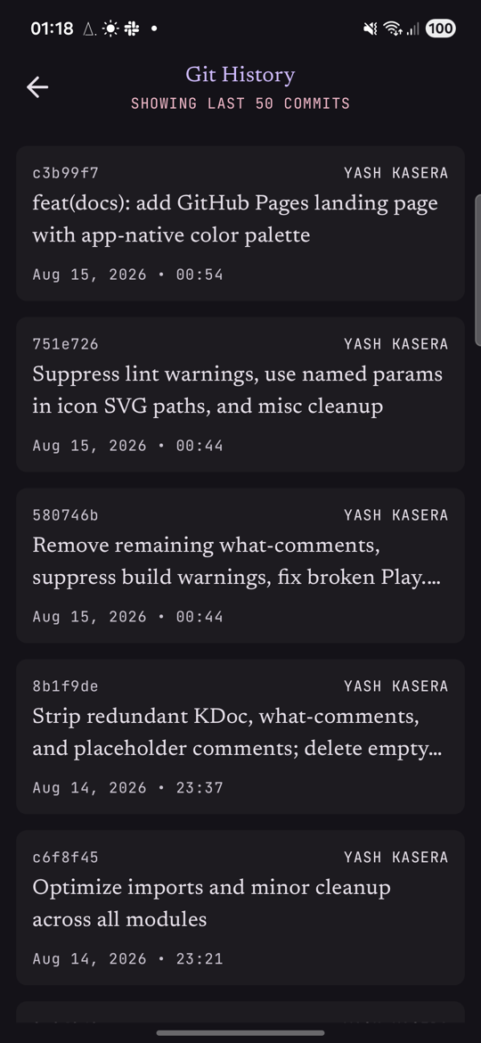 Git History